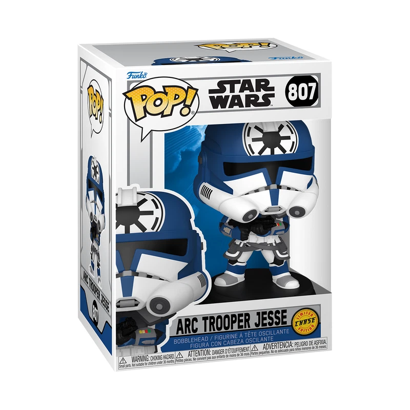 Star Wars The Clone ARC Trooper Jesse Funko Pop! #807 Chase +Common Set