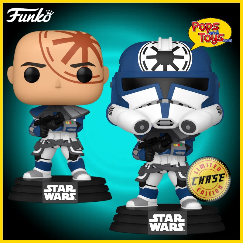 Star Wars The Clone ARC Trooper Jesse Funko Pop! #807 Chase +Common Set