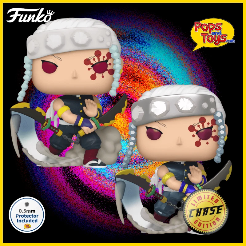 Funko Pop! Demon Slayer Tengen Uzui #1533 Chase & Common Bundle Set