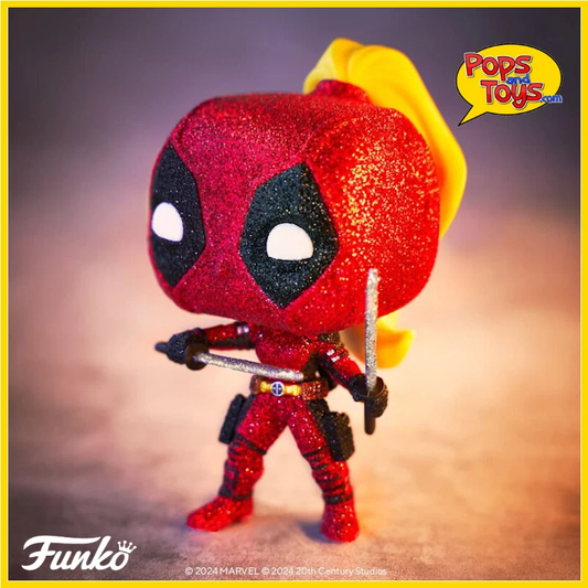 Funko Pop! Marvel Ladypool Diamond glitter bobblehead exclusive #1404 Deadpool