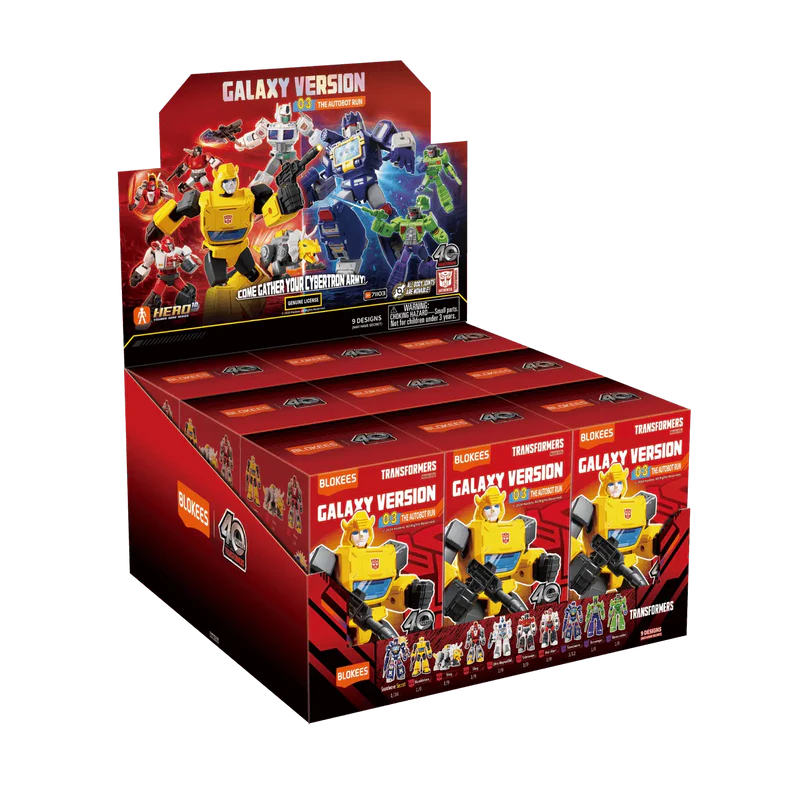 Blokees Transformers Galaxy Version 03 The Autobot Run - 9 Pack - Sealed Case
