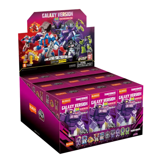 Blokees Transformers Galaxy Version 04 Fractured Space-Time - 9 Pack - Sealed Case