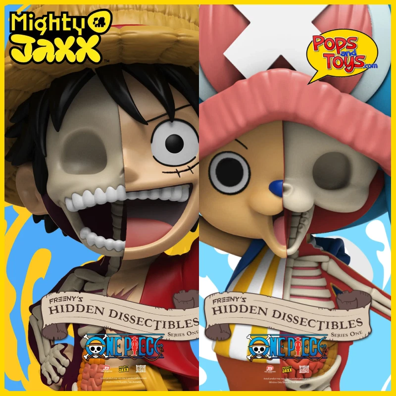 Mighty Jaxx One Piece S1 Luffy Chopper Bundle Hidden Dissectibles Complete Set