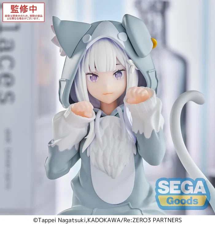 US SELLER - Re:zero Emilia Figure Yumemirize Mofumofu Pack Sega