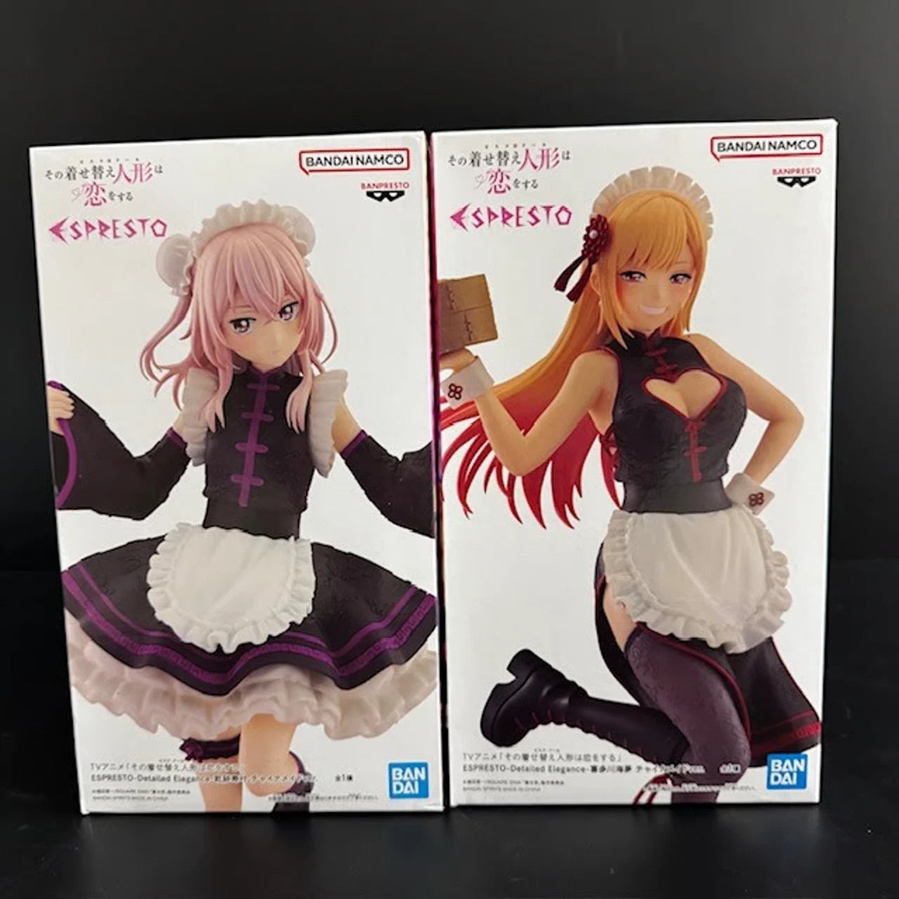 US SELLER -My Dress Up Darling Figure Set of 2 China Maid 8" Tall Sajuna & Marin Bundle - SET OF 2 FIGURES