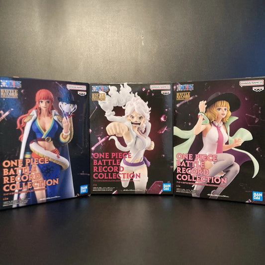 One Piece Battle Records Figure Bundle 3 Pieces - Jewelry Bonney, Gloriosa and Miss Stussy