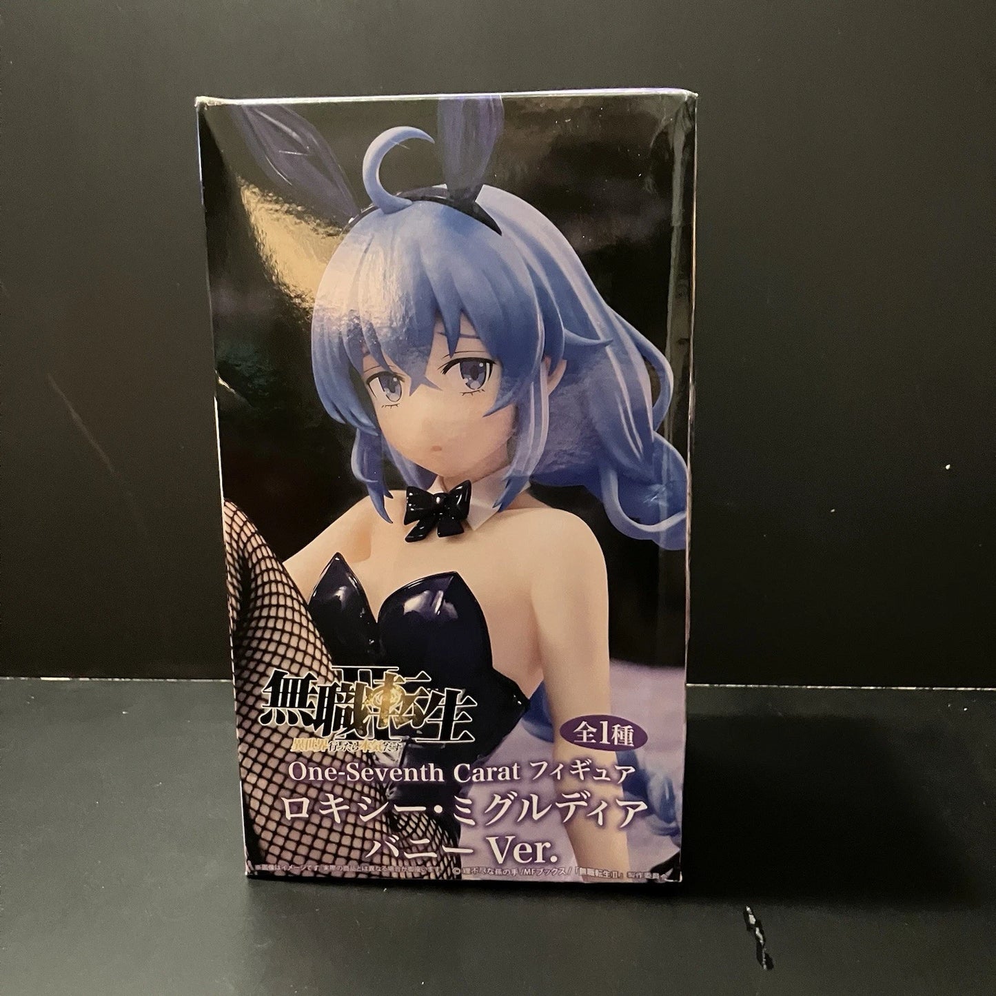US SELLER - Mushoku Tensei One Seventh Carat Figure Roxy Bunny Ver - New 5.8"