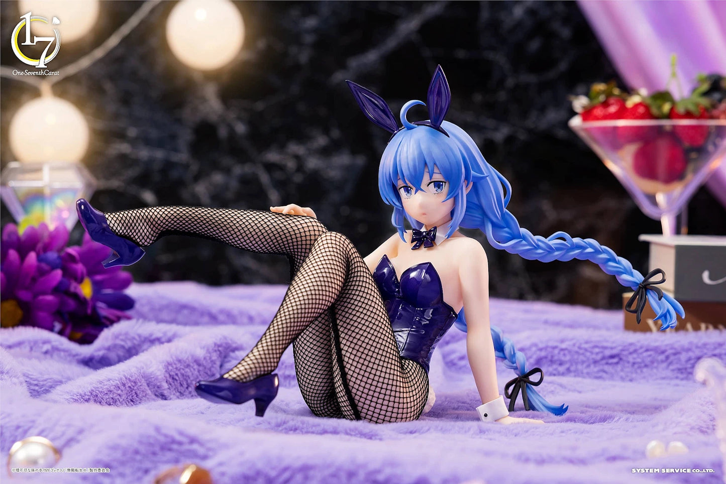 US SELLER - Mushoku Tensei One Seventh Carat Figure Roxy Bunny Ver - New 5.8"