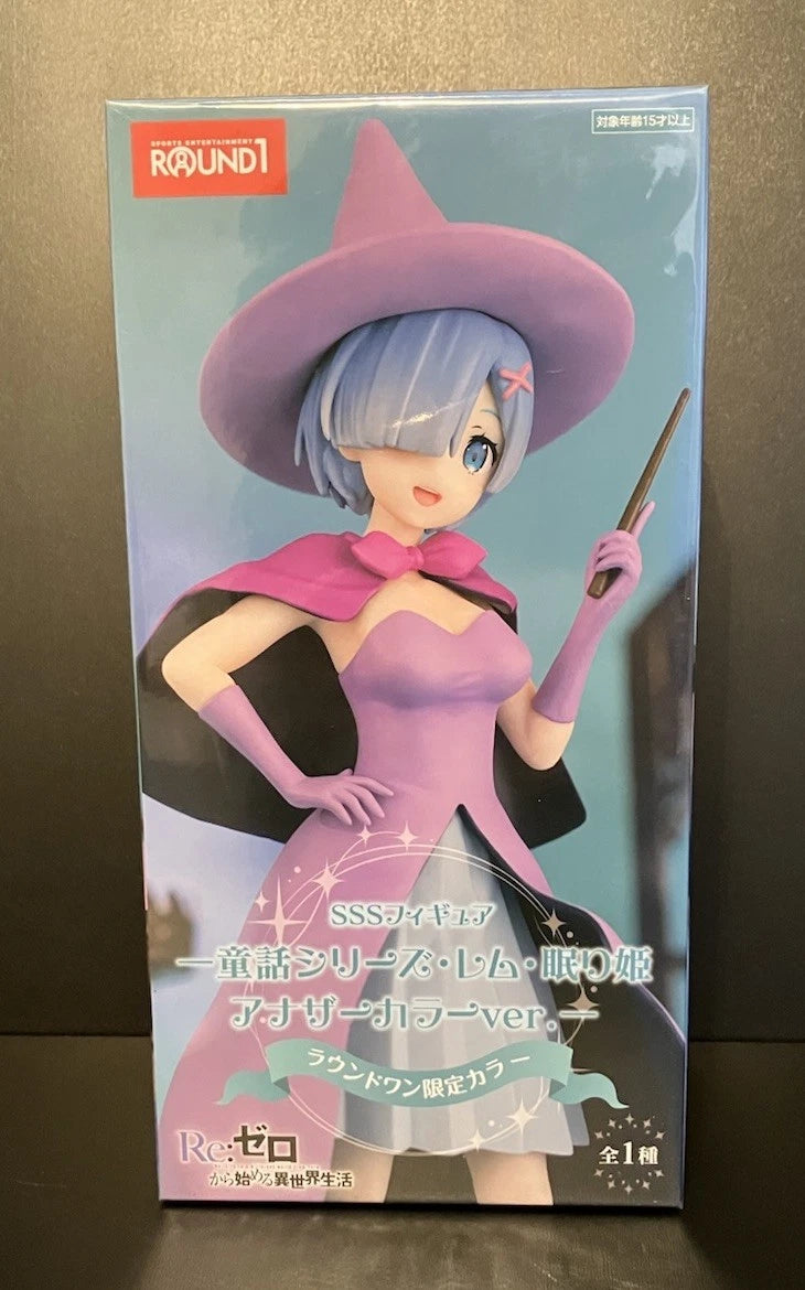 US SELLER - Re:Zero SSS Figure REM Round One Limited Color - 8.2" Tall HTF