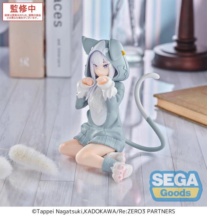 US SELLER - Re:zero Emilia Figure Yumemirize Mofumofu Pack Sega