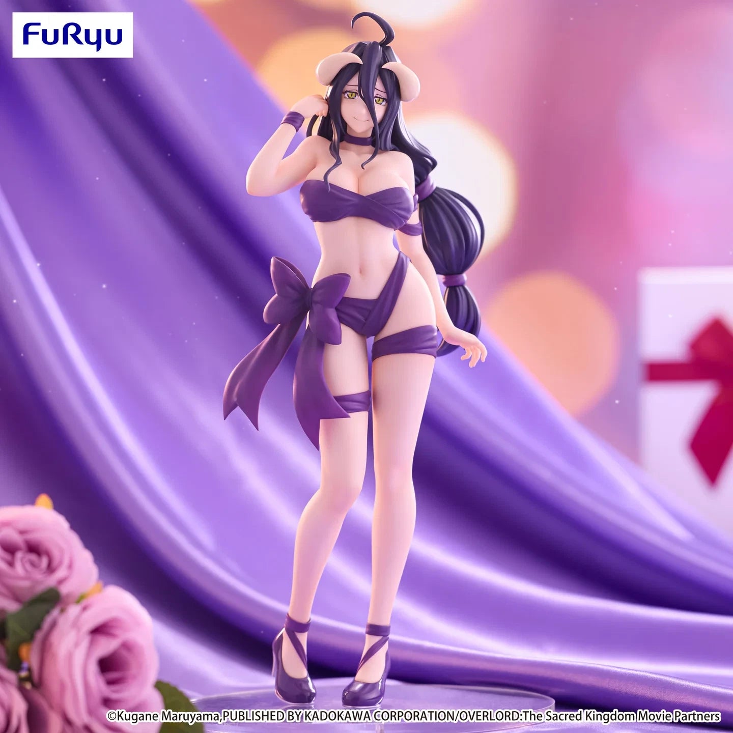 Overlord Albedo BiCute Ribbons Bikini Anime Figure New 10.2" Tall