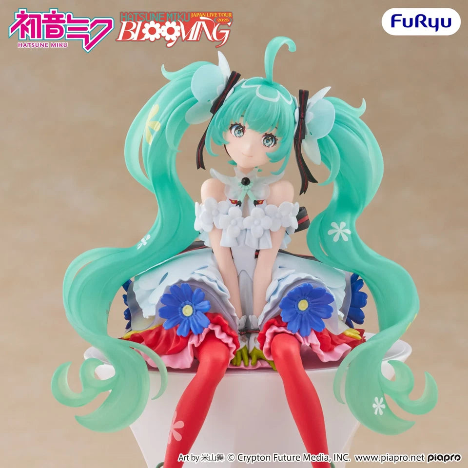 Vocaloid Hatsune Miku Figure (Japan Live Tour 2025 Blooming) Noodle Stopper - Authentic Furyu (IB)