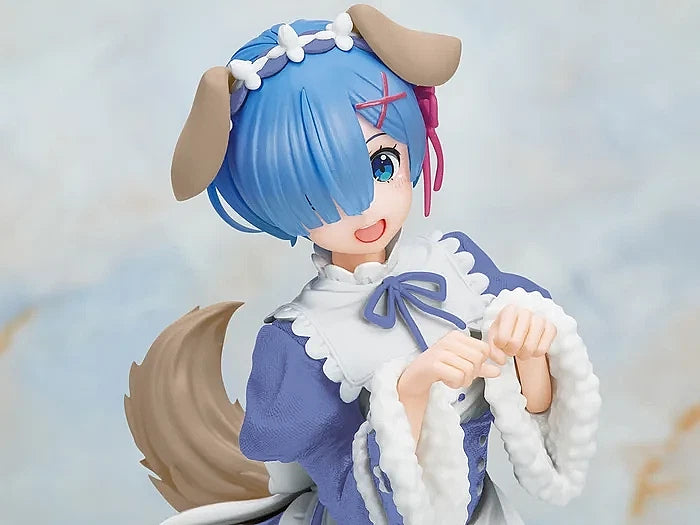 US SELLER - Re:Zero Rem Figure Memory Snow Puppy Coreful Taito - 7.1"