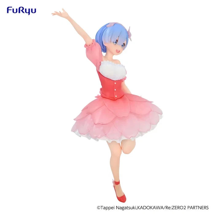US SELLER - Re:Zero Trio-Try-iT Rem Figure - Cherry Blossoms -  8.3" tall