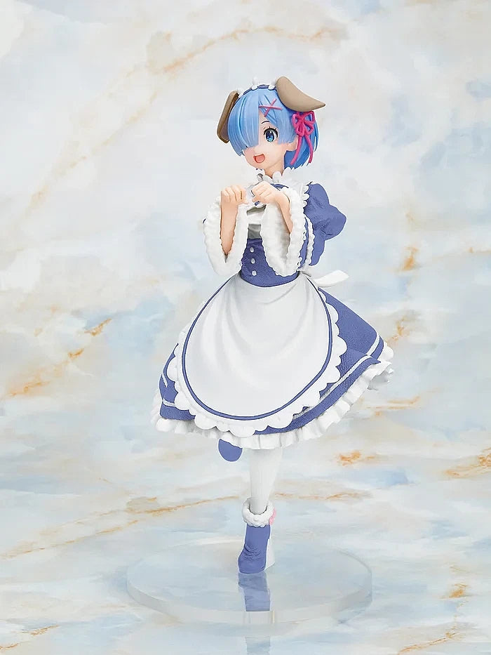 US SELLER - Re:Zero Rem Figure Memory Snow Puppy Coreful Taito - 7.1"